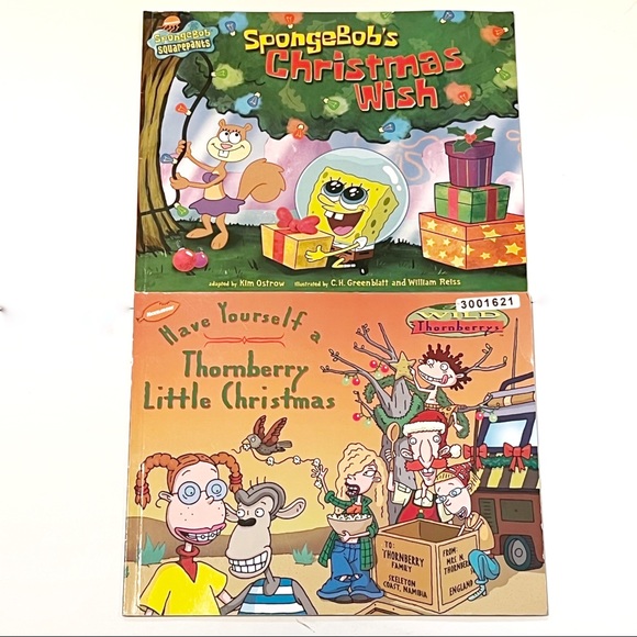 Nickelodeon Softcover Christmas Books SpongeBob SquarePants The Wild Thornberrys - Picture 8 of 8